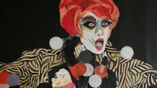 Elena Monzo, Puzzle Bubble, 2012, tecnica mista su carta mixed media on paper, 150 x 100 cm