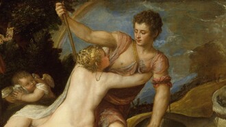 Tiziano, Venere e Adone, dettaglio