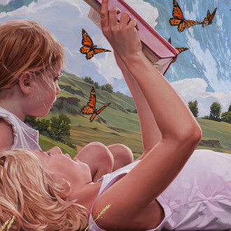 Bryan Larsen, Viriditas, 2024. Courtesy of Rehs Contemporary