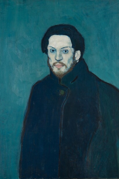 Autoportrait [Fin 1901]. Huile sur toile 81 x 60 cm. Dation en 1979. Inv.: MP4 © Musée Picasso. Paris/Béatrice Hatala © Succession Picasso 2014

