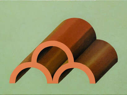 Sem título, 2014, Acrílico e óleo sobre tela, 33x46