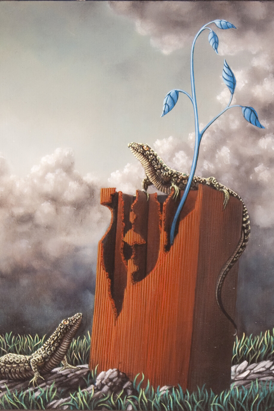 Nicola Caredda, Senza titolo, 2014, 40 x 30 cm, acrilico su tela