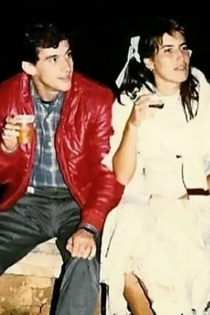 Adriane Yamin and Ayrton Senna