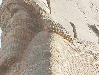Lamassu at Persepolis, present-day Iran