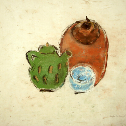 Isabella Ducrot, pastel and pigment on chinese paper, 49 x 52 cm