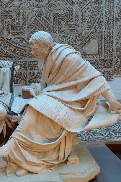 Eduardo Barrón. Nerón y Séneca. Museo del Prado de Madrid