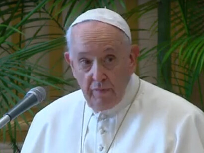 Pope Francis at the meeting “Faith and science: towards COP26" held on October 4, 2021