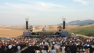 Bocelli concert in Tuscany