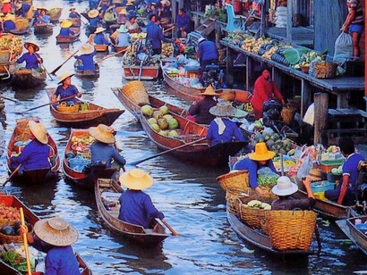 Il Floating Market a Bangkok