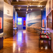 Chinggis Khan, exhibition view. Courtesy of Historical Building of the National Museum