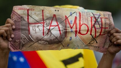 Protesta de la oposición en Venezuela