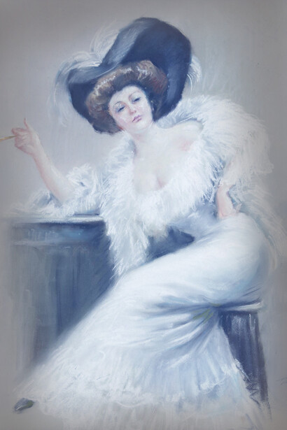 Retrato de una Lady fumando, La Belle Époque