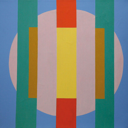 Leonid Borisov, Photon, 2011, acrylic on canvas, 77
x 82 cm, courtesy of Gallery Elena Shchukina