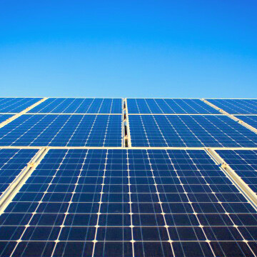 PV panels: a megawatt of solar can be built on a 100,000 square foot roof, or 3 to 4 acres of land