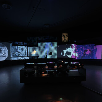 Various artists, Underground. American avant-garde film in the 1960s, exhibition view. Courtesy of Eye Filmmuseum