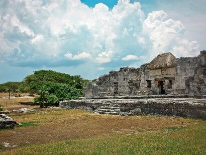 Ruinas arqueológicas mayas en Tulúm, Quintana Roo. Fotografía Rebeca Rodríguez Elías, 2014  