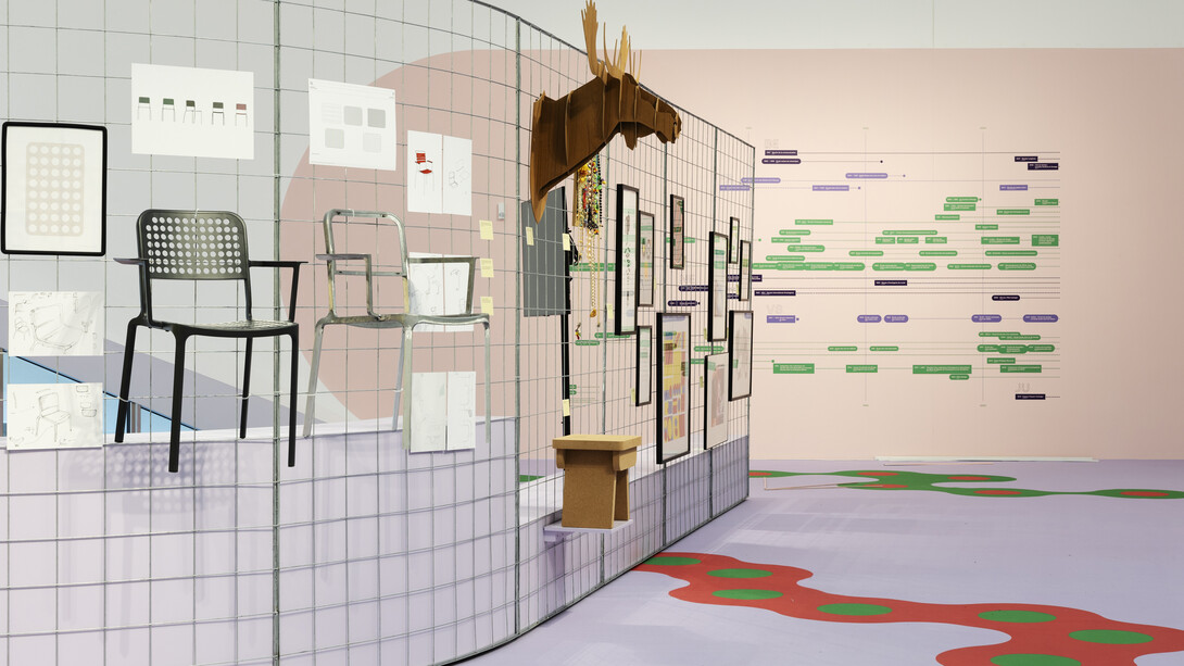 Artistes variés, Archives du design romand, vue de l'exposition. Avec l'aimable autorisation du Mudac