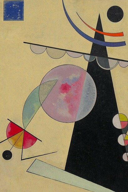 "Rosa decisivo", Vasili Kandinski, 1932