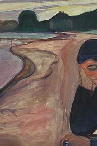 Edward Munch, "Malinconia", (1893). Munch è stato un vero esempio. Si può sopravvivere al dolore solo se riusciamo ad esternarlo