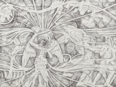Atticus Wakefield, Untitled (Expulsion) (detail), 2026. Courtesy of Palo Gallery