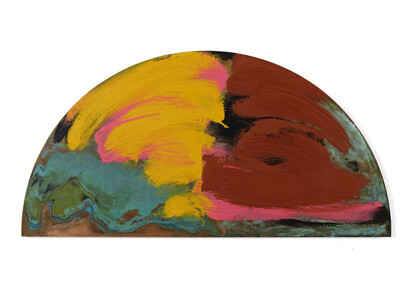 Gretchen Albrecht, Shadow of land, exhibition view. Courtesy of Two Rooms