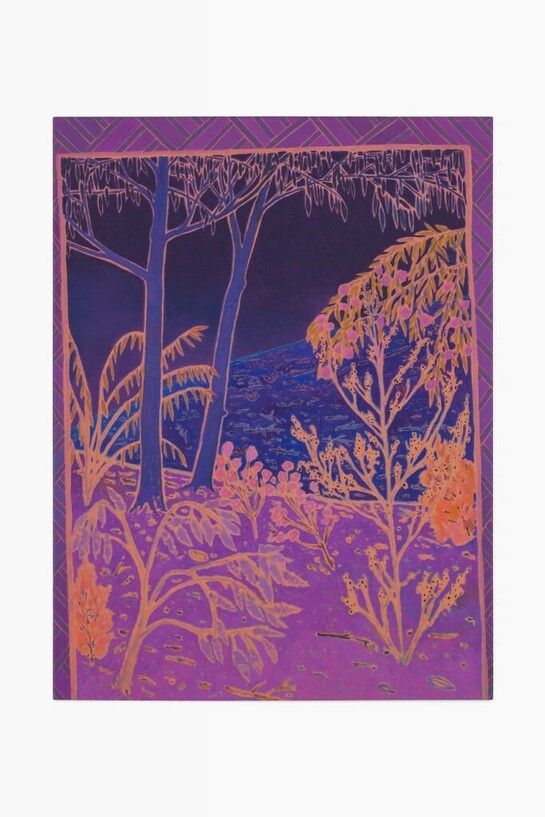 John McAllister, celestial shanty sung, 2016 Oil on canvas 104,1 x 78,7 cm 41 x 31 inches