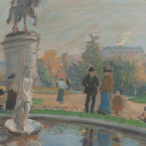 Arthur C. Goodwin, The marble lady, public garden, Boston. Courtesy of Vose Galleries