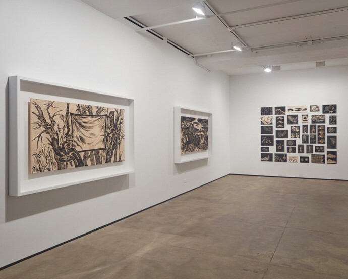 Sun Xun, Exhibition view. Courtesy of Sean Kelly