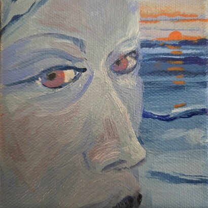 Susan Dukow, Whale of a moon, 2024. Courtesy of bG Gallery