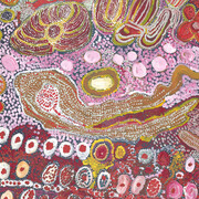 Wingu Tingima, Minyma tjuta (Seven sisters) (detalle), 2006. Cortesía de Denver Art Museum