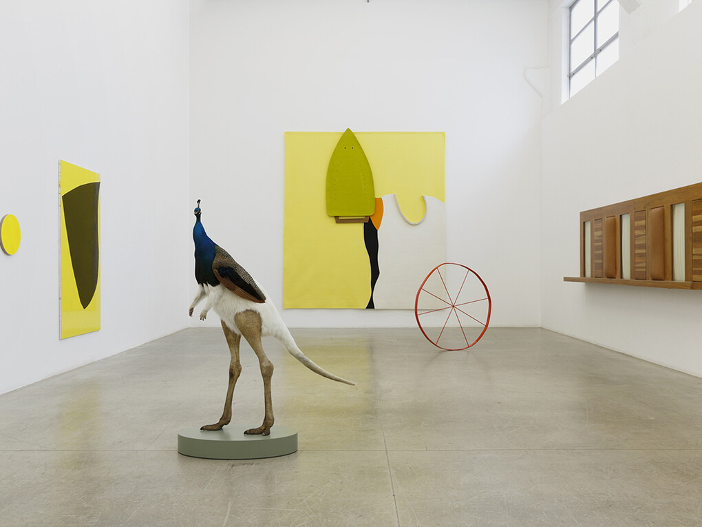 Thomas Grünfeld & Gary Hume, Iron & Diamonds, Massimo De Carlo, Milano, 2014, Photo by Roberto Marossi, Courtesy Massimo De Carlo, Milano/London  