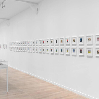 Frank Walter, Moon voyage, vue d'exposition. Avec l'aimable autorisation de la galerie David Zwirner