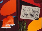 Patrick Caulfield, ‘Engraving’, 1983, acrylic on canvas, 30 x 44 in / 76.2 x 111.8 cm