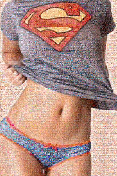 Joel Moens de Hase, Superwoman, Medium Mosaic