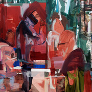 Sean Flood, Secret garden (detail), 2025. Courtesy of the Schoolhouse Gallery