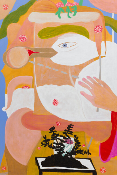 Susan Wick, Bird in a glass (detail), 2000. Courtesy of Denver Art Museum