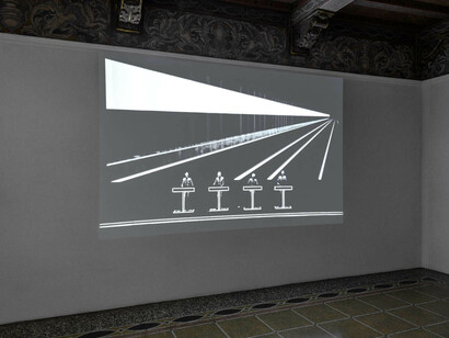 Ralf Hütter, Kraftwerk. The man machine, vista della mostra. Per gentile concessione di Indipendenza Gallery