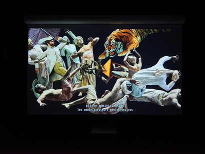 Ho Tzu Nyen, Time and the tiger, exhibition view. Courtesy of Hamburger Kunsthalle