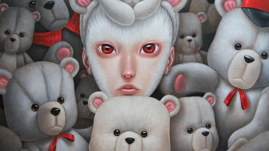 Paolo Pedroni. All my Friends, 50x70 cm, oil on canvas, courtesy Dorothy Circus Gallery