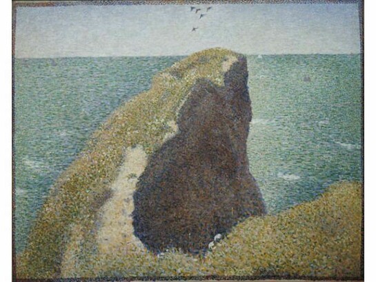 Georges Seurat, Le Bec du Hoc, Grandcamp 1885, © Tate