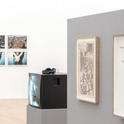 On the street, exhibition view. Courtesy of Kunstmuseum Liechtenstein