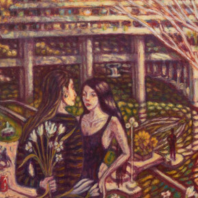 Stephen Polatch, Barbican couple, 2024. Courtesy of Margot Samel Gallery