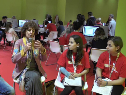Erminia Dell'Oro a un convegno