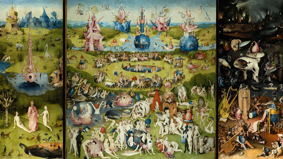 Hieronymus Bosch, El jardín de las delicias, c. 1490 - 1500