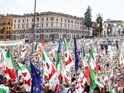 Manifestazione del Partito Democratico