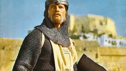 Charlton Heston en la película "El Cid"