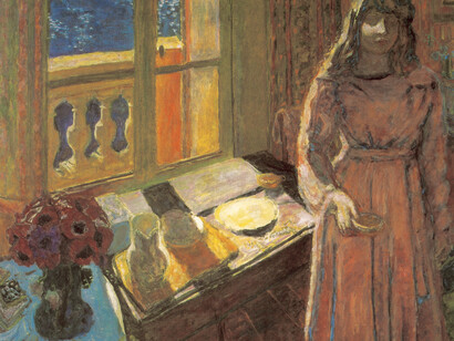 Pierre Bonnard. Die Milchschale, um 1919. Öl auf Leinwand, 116,2 x 121 cm. Tate Gallery, London