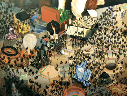 Palavidi_Turning the switch_120x 140cm