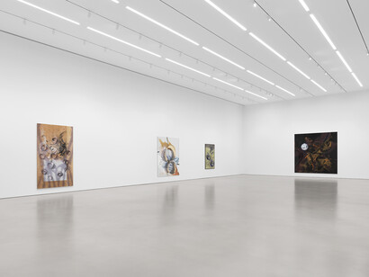Seth Price, Ardomancer, exhibition view. Courtesy of Petzel Gallery