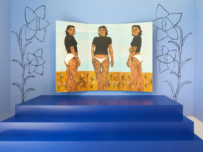 Shirley Villavicencio Pizango, A tear for power, exhibition view. Courtesy of Gallery Sofie Van de Velde